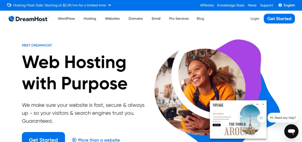 Dreamhost Web Hosting In South Africa