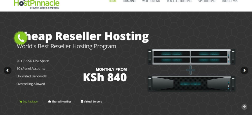 HostPinnacle Web Hosting in Kenya