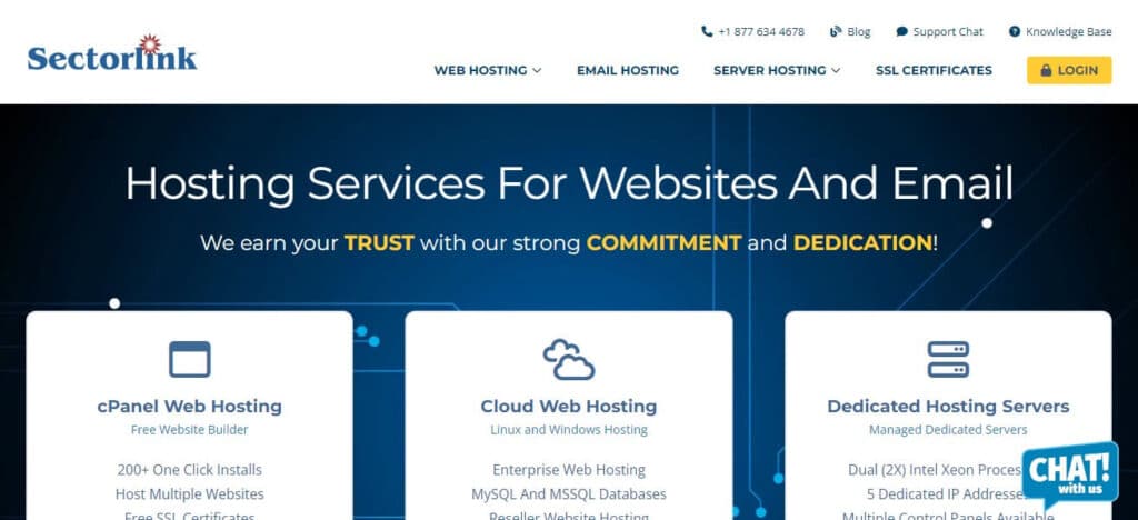 Sectorlink Web Hosting Services Washington